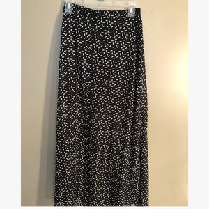 Patterned Maxi Skirt